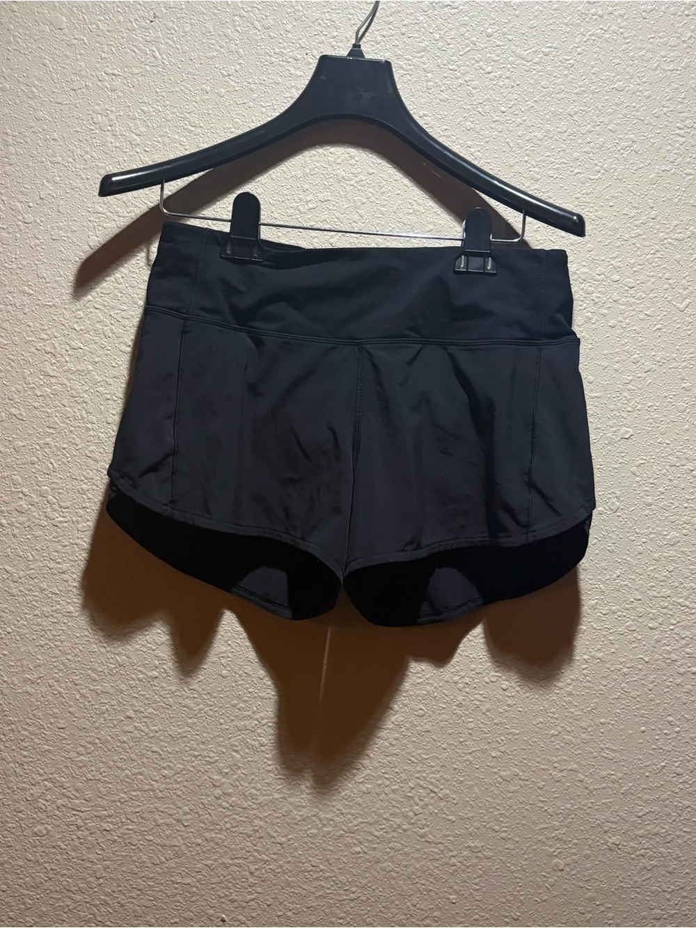 lululemon athletica Black Athletic Running Shorts